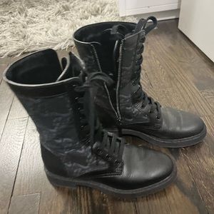 Fendi biker Vitello bootie